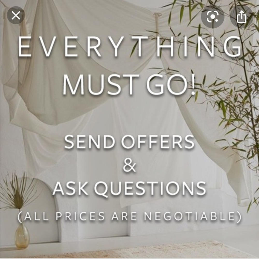 Reasonable offers welcome!